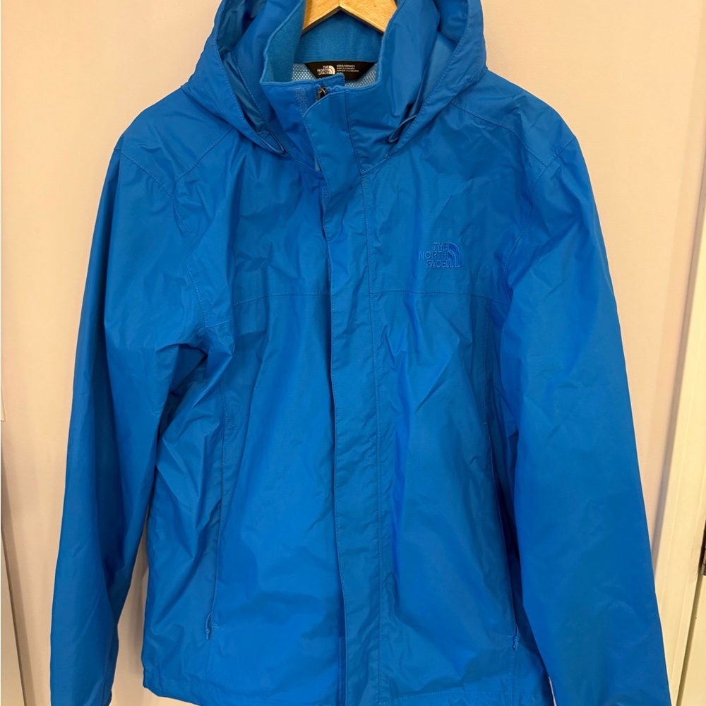 The North Face Gray and Blue Jacket